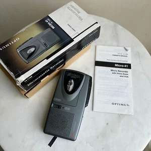 RADIO SHACK 14-1169 OPTIMUS MICRO-41 VOICE ACTIVATED EMITS HIGH PITCH BUT WORKS - Picture 1 of 6