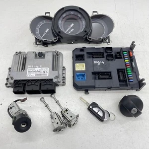 CITROEN DS3 ECU KIT 9666382080 ENGINE CONTROL 95HP 1.4 VTI PETROL 8FP 09-16 - Picture 1 of 14