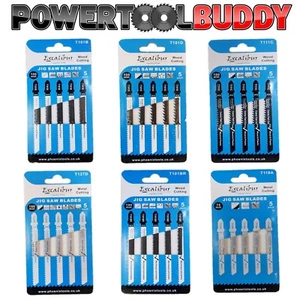 Excalibur Jigsaw Blades Pack of 5 T101B T101BR, T101D, T111C T118A, T127D, T144D - Picture 1 of 13