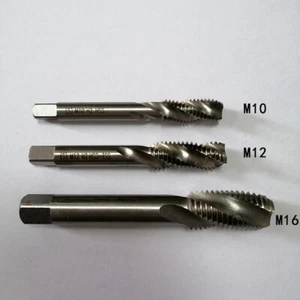 6× 4pcs In total M10, M12, M16 & M20 Spiral groove HSS for CNC machine tools - Picture 1 of 2