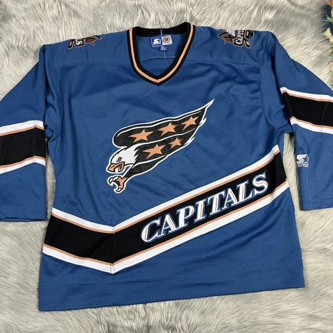 Vintage Starter Washington Capitals NHL Hockey Jersey XL Cover