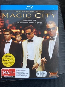 MAGIC CITY - Season 1 3 x Disc BLURAY + CD Slipcase Set LIKE NEW FREE POST - Picture 1 of 3