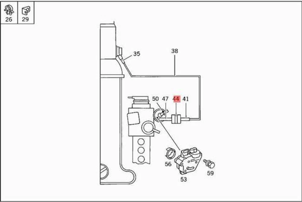 Autobús genuino MERCEDES 903 SPRINTER 3-t 903 Dashpot 0003040234 Foto 1 de 1