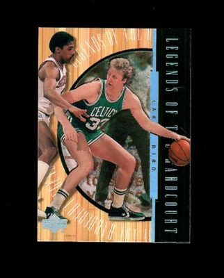 Larry Bird 1999-00 UD Hardcourt "Legends of the Hardcourt" Insert Card #L5 - Image 1 of 2