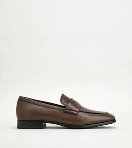 Tod's Leather Loafers In Brown - Picture 1 of 5