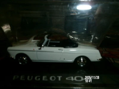 Voiture miniature 1/43ieme..Peugeot 404 Cabriolet..de 1967..s/boite - Photo 1/3