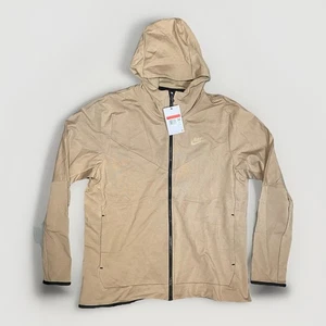 Nike Hoodie Full Zip Beige Large DX0822-247 Lightweight Casual Jacket Retail$125 - Picture 1 of 7
