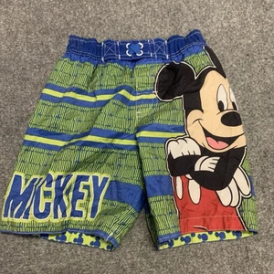 Disney Junior 4t Mickey Mouse Board Shorts Swim Trunks - Picture 1 of 4