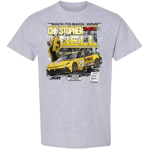 Camiseta Christopher Bell #20 NASCAR 2025 COTA Winner in Austin 3.2.2025 Win Foto 1 de 1