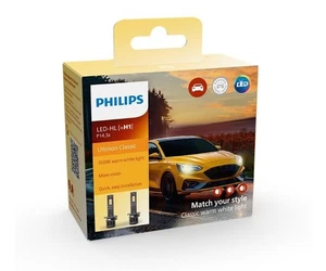 Philips H1 Ultinon Classic LED 3500K Car Headlight Bulbs NEW 11258U2510C2 - Picture 1 of 5