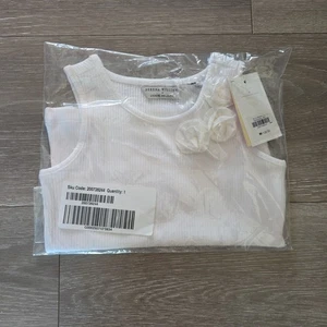 Serena Williams x Janie and Jack Rosette Top Size 3 White - Picture 1 of 3