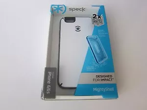 Nueva funda Speck Products 73801-C118 MightyShell para iPhone 6 iPhone 6S blanca gris - Imagen 1 de 9