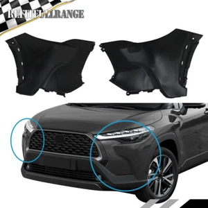 Juego de cubiertas de parachoques delantero imprimado lado derecho+derecho para Toyota Corolla Cross L/LE 2022-2024 - Imagen 1 de 11