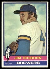 1976 Topps AA Jim Colborn #521 EX-MT 6 Milwaukee Brewers