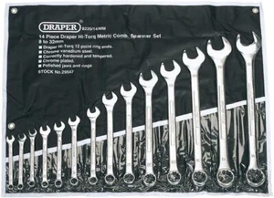 Draper Expert HI-TORQ Metric Combination Spanner Set - 14 Piece - Picture 1 of 1