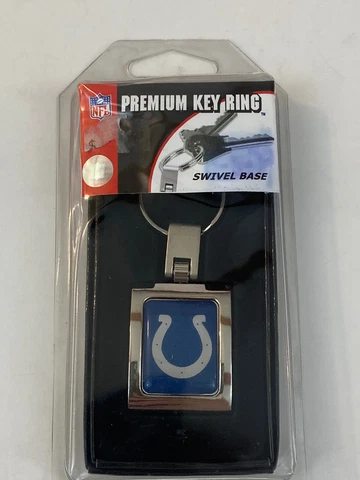 Indianapolis Colts NFL Premium Key Ring Swivel Base Domed Unopen Fast Ship SB2C Cover