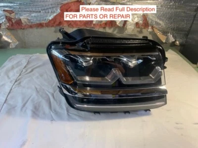 PARA REPUESTOS/REPARACIÓN 18-20 OEM VW Volkswagen Atlas Conjunto de faros LED DERECHO DERECHO Foto 1 de 4