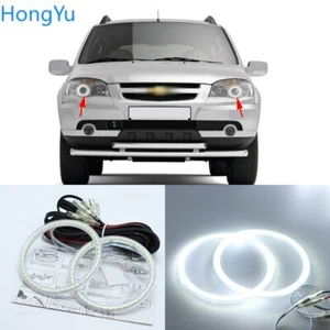 Smd Led Angel Eyes Halo Ring kit Headlight For Chevrolet Niva 2009-13 Lada Niva - Picture 1 of 6