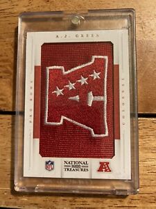 2012 Panini National Treasures A.J. Green Pro Bowl Colossal Prime Patch 1/1