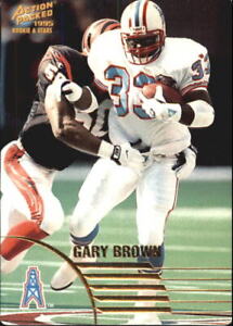 1995 Action Packed Rookies/Stars Football Card #8 Gary Brown