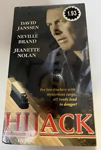 Hijack David Janssen VHS VCR Movie Tape! Rare OOP! VHS Hard To Find - SEALED - - Foto 1 di 7