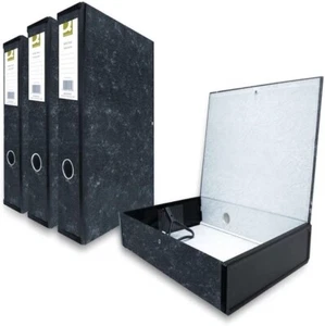 Strong Box Files Foolscap A4 Cloud Black Pack Of 3 5 10 OR 20 - Picture 1 of 4