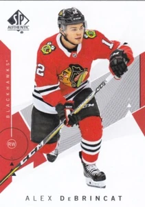 18/19 SP AUTHENTIC..ALEX DeBRINCAT..CARD # 72..BLACKHAWKS..FREE COMBINED SHIP - Picture 1 of 1