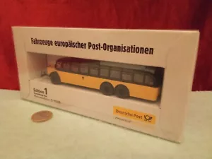 N729 Brekina Postbus Mercedes Benz O 10000 Post Österreich 1:87 H0 Ovp Set - Bild 1 von 24