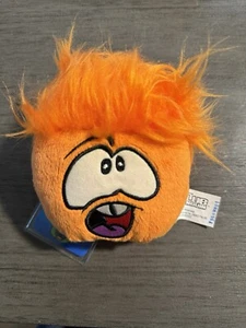 Disney Club Penguin Orange Puffle Series 5 w/Tag & Coin NEW MINT - Picture 1 of 2