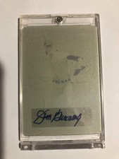 Jim Bunning 1/1 Auto 2012 Leaf Legends of Sport Yellow Printing Plate Autograph