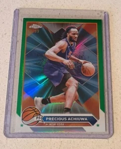 2023-24 Topps Chrome Basketball Precious Achiuwa Green 10/99 Knicks - Bild 1 von 2