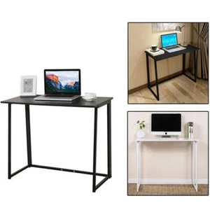 Folding Computer Desk Laptop Table Writing Workstation Home Furniture New - Picture 1 of 8