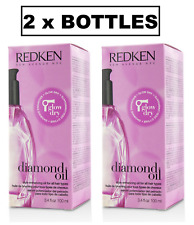 Redken Diamond Oil Glow Dry Enhancing Oil 100ml (2 x bottles)