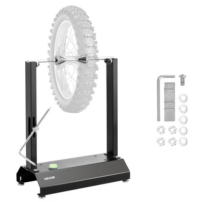 VEVOR Motorcycle Wheel Balancer Rim Tire Balancing Truing Stand 88.2 lbs Load Foto 1 de 4