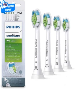Sonic Toothbrush Heads W2 Optimal White 4-Pack Standard Size Stain Removal - Picture 1 of 7
