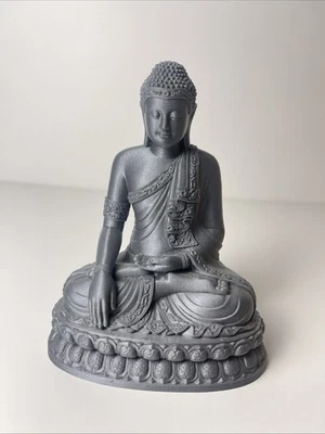 Estátua pequena Buda Budda impressa em 3D escultura santuário budismo 6" - Imagem 1 de 4