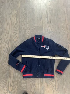 NFL New England Patriots Equipo Ropa Chaqueta Mujer Mediana Usada en Excelente Condición - Imagen 1 de 10