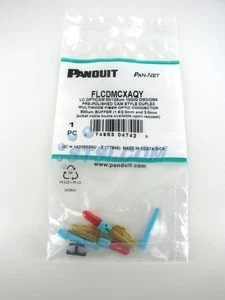 Conector de fibra multimodo 50um Panduit FLCDMCXAQY Opticam LC dúplex 10 Gig ~STSI - Imagen 1 de 2