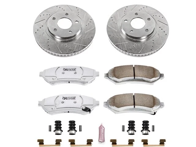 Front Brake Pad and Rotor Kit For 2000-2005 Pontiac Bonneville 2001 2002 KJ142RT Foto 1 de 1