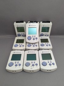 * Sega Dreamcast VMU Visual Memory Card Unit White Official OEM HKT-7000 