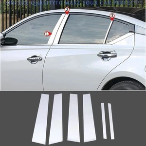 For Nissan Altima/Teana 19-2024 Chrome Steel Window Center BC Pillar Cover 6p - Picture 1 of 7