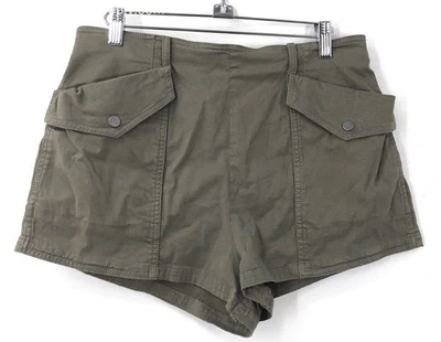 Pantalones cortos cargo Anthropologie para mujer Moss Utility nuevos con etiquetas - talla 10 Foto 1 de 4