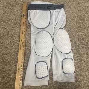 Jugend Medium gepolsterte Fußballhose Gürtel Champro integriert 7 Polster C9 - Bild 1 von 12
