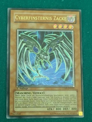 Yu-Gi-Oh! Cyberfinsternis Zacke, CDIP-DE002, Ultimate Rare, 1. Auflage, NM - Bild 1 von 4
