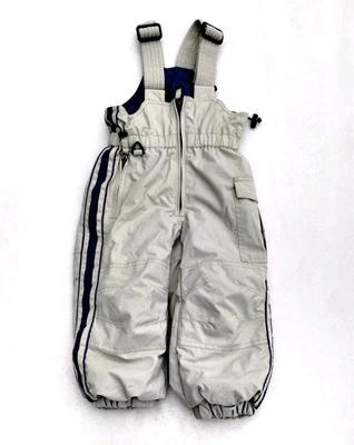 Obermeyer I Grow 2T Snow Bib Pants Beige Tan Boys Girls Adjustable - Image 1 of 4