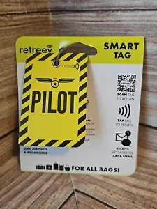 RETREEV Smart ID Bag/Luggage Tag NFC QR Code Lost luggage - PILOT - Picture 1 of 2