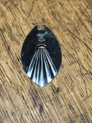 Hoja giratoria Lewis Pfleuger diseño hoja vieira plata rojo espalda Foto 1 de 4