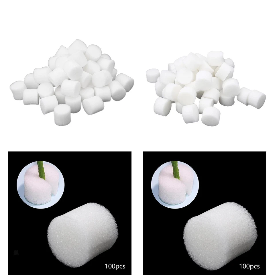 100 Stück Bodenlose Anzuchtschwämme rund für Pflanzen Körner drinnen - Bild 1 von 1