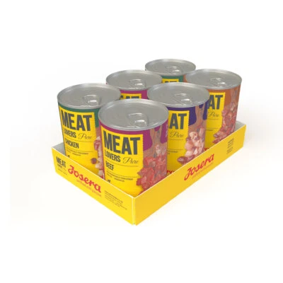 Josera Meat Lovers PURE Multipack Nassfutter Hundefutter nass | 6 x 400 g  - Bild 1 von 4