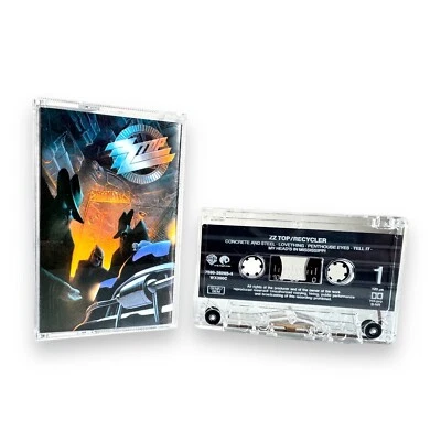 ZZ TOP RECYCLER CASSETTE Warner Bros. 7599-26265-4,WX 390C Blues Rock Pop Tape - Image 1 of 4